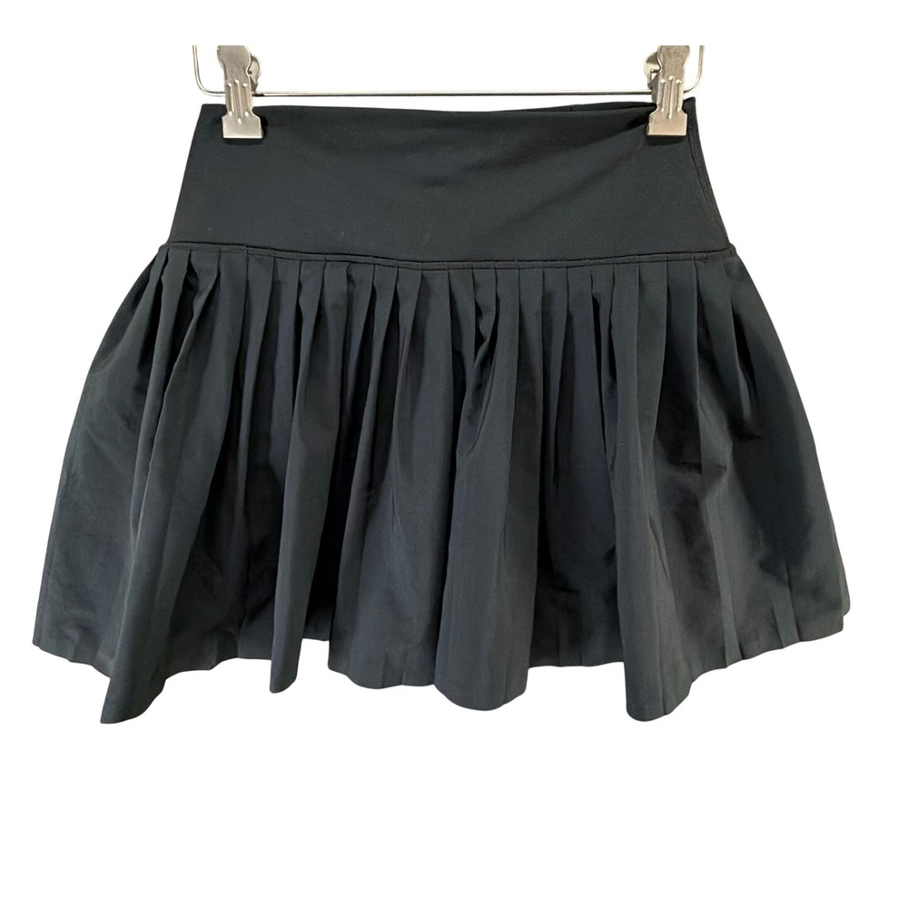 Abercrombie & Fitch YPB motionTEK Pleated Skort S Black Tennis Golf Active Skirt